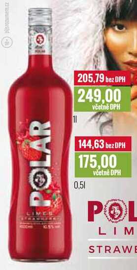 Polar Limes Strawberry 10.5% 1l