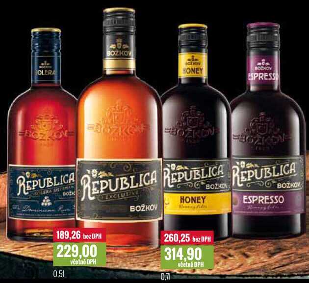 BOŽKOV REPUBLICA EXCLUSIVE 0,7l