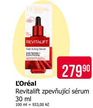 Revitalift zpevňující sérum 30 ml