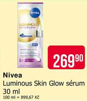 Nivea Luminous Skin Glow sérum 30 ml 