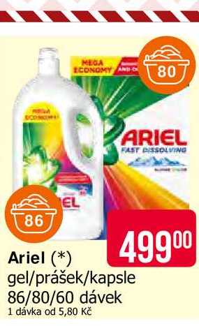 Ariel ge 86 dávek 