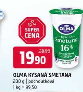 OLMA KYSANÁ SMETANA 200 g pochoutková