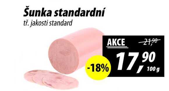 Šunka standardní tř. jakosti standard, 100 g