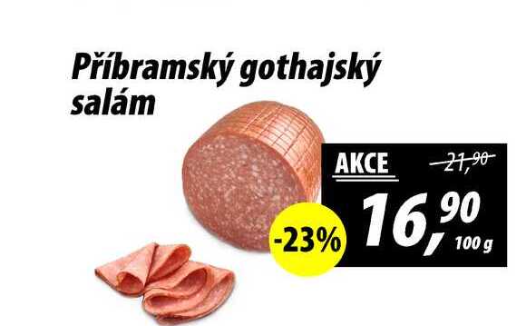 Příbramský gothajský salám, 100 g