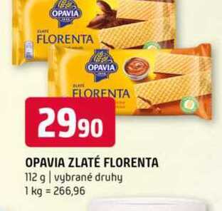 OPAVIA ZLATÉ FLORENTA 112 g vybrané druhy 