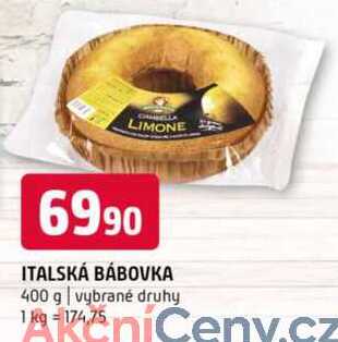 ITALSKÁ BÁBOVKA 400 g vybrané druhy 