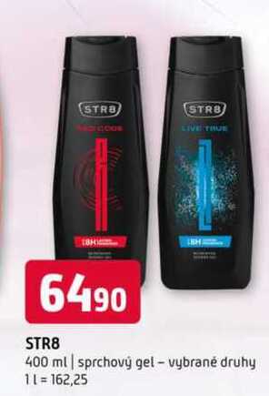 STR8 400 ml sprchový gel vybrané druhy 