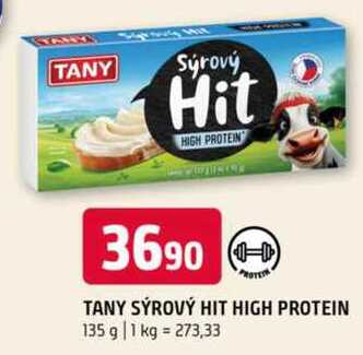 TANY SÝROVÝ HIT HIGH PROTEIN 135 g