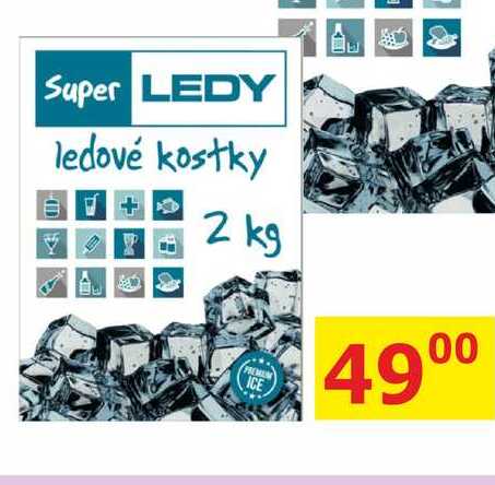 Super LEDY ledové kostky 2 kg