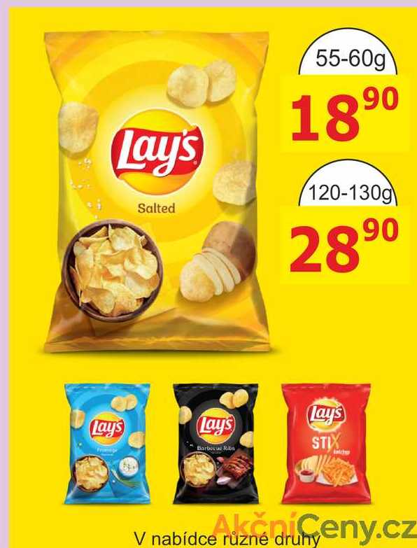 Lay's Salted 55-60g