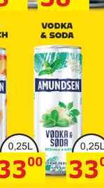 AMUNDSEN 0VODKA& SODA 0,25L míchaný nápoj