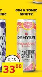 DYNYBYLGrapefruit GIN&TONIC 0,25L míchaný nápoj