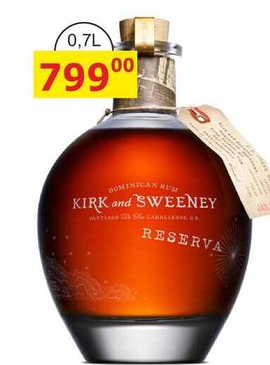 KIRK and SWEENEY RESERVA 0,7l