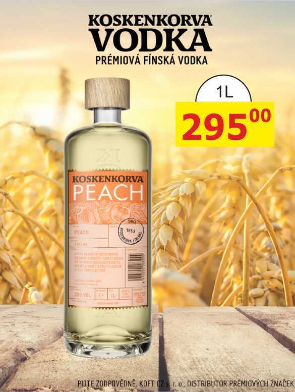 Koskenkorva Peach vodka 1l