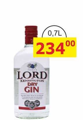 LORD KENSINGTON DRY GIN 0,7l