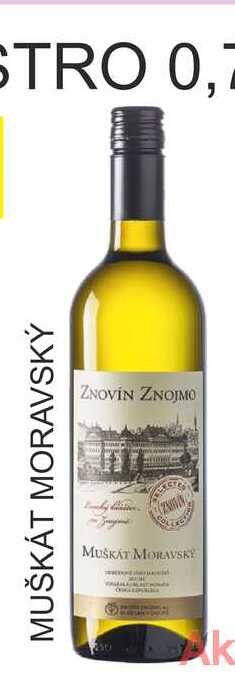 ZNOVÍN 0,75L MUŠKÁT MORAVSKÝ
