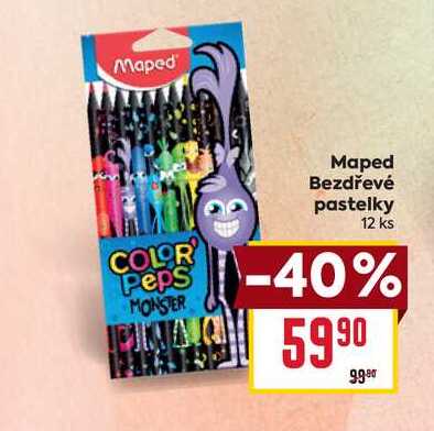 Maped Bezdřevé pastelky 12 ks