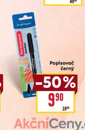 Popisovač černý 