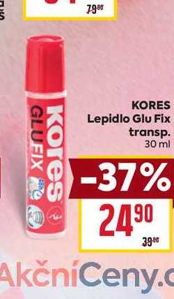 KORES Lepidlo Glu Fix transp. 30 ml 