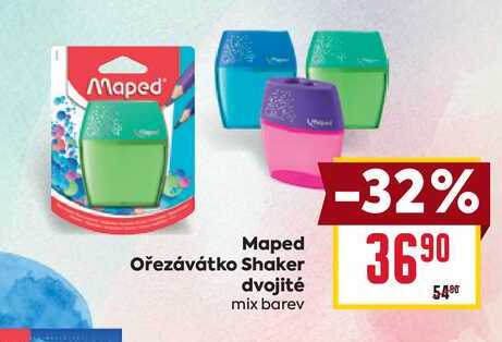 Maped Ořezávátko Shaker dvojité mix barev 