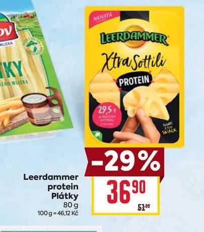 Leerdammer protein Plátky 80 g