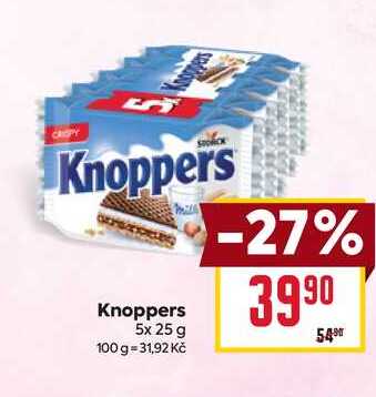 Knoppers 5x 25 g  