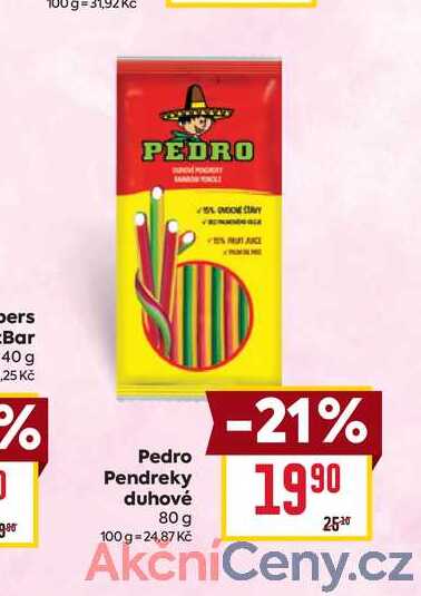 Pedro Pendreky duhové 80 g