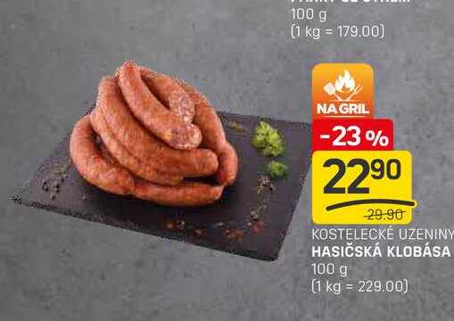 HASIČSKÁ KLOBÁSA 100g