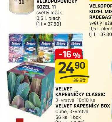 KAPESNÍČKY CLASSIC 3-vrstvé, 10x10 ks