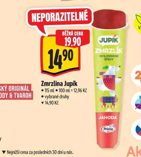  Zmrzlina Jupík 115 ml  