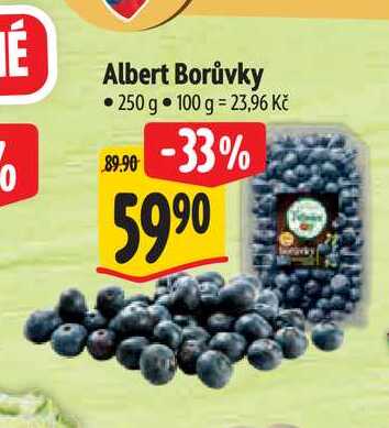  Albert Borůvky 250 g 