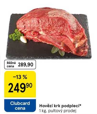 Hovězí krk podplecí, 1 kg