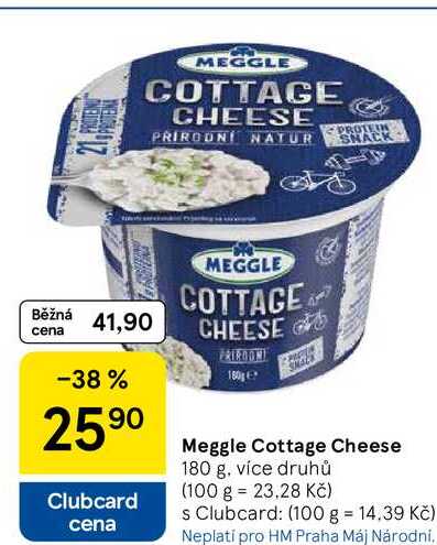 Meggle Cottage Cheese, 180 g, více druhů 