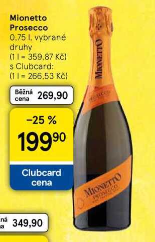 Mionetto Prosecco, 0,75 l