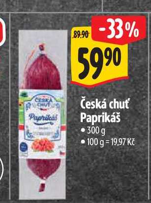  Česká chuť Paprikáš 300 g 