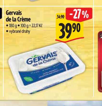 Gervais de la Crème 180 g 