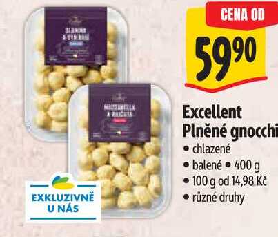   Excellent Plněné gnocchi  400 g