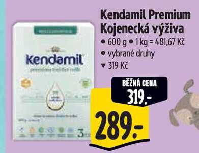 Kendamil Premium Kojenecká výživa, 600 g