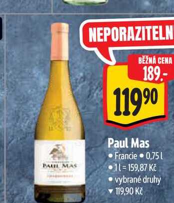 Paul Mas 0,75 l