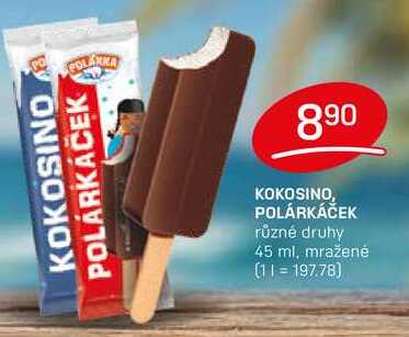 KOKOSINO, POLÁRKÁČEK různé druhy 45 ml