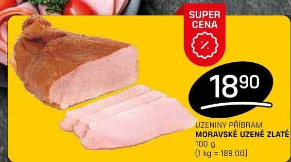 MORAVSKÉ UZENÉ ZLATÉ 100 g