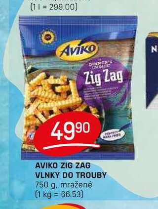 AVIKO ZIG ZAG VLNKY DO TROUBY 750 g