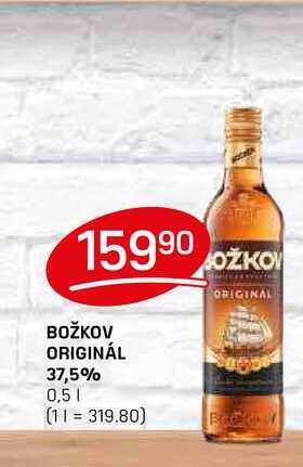 BOŽKOV ORIGINÁL 37,5% 0,5l