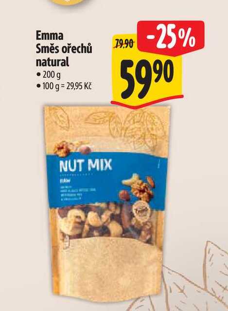 Emma Směs ořechů natural 200 g