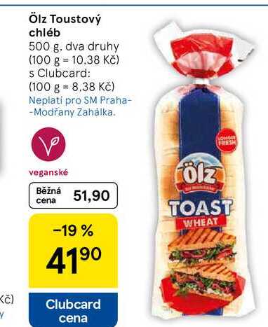 Ölz Toustový chléb, 500 g 