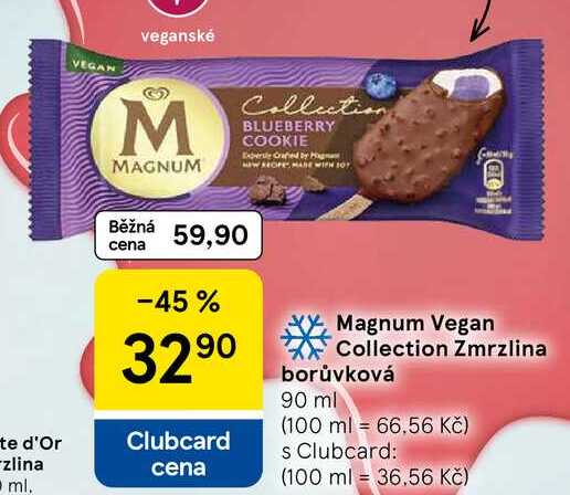 Magnum Vegan Collection Zmrzlina borůvková, 90 ml  