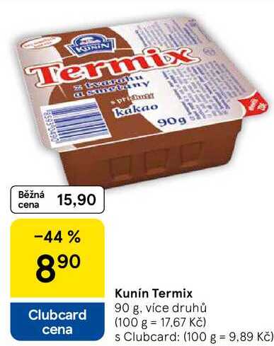 Kunín Termix, 90 g, více druhů  