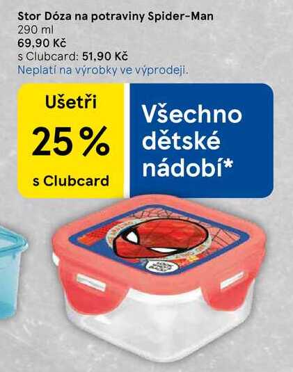Stor Dóza na potraviny Spider-Man, 290 ml   
