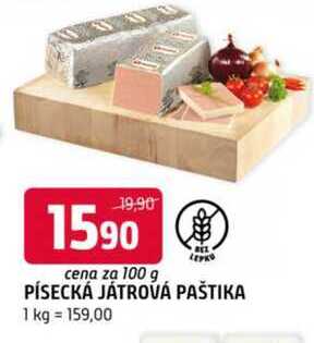 PÍSECKÁ JÁTROVÁ PAŠTIKA 100g