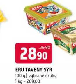 ERU TAVENÝ SÝR 100 g vybrané druhy 